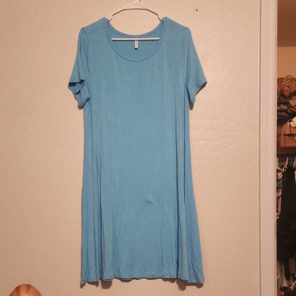 Blue Midi Dress